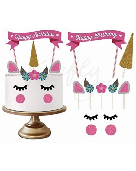 Cake & Cupcake Toppers Cake Topper Unicorn Baby Shower Decorations Party Cake Decorating Supplies First Birthday Decorations ...