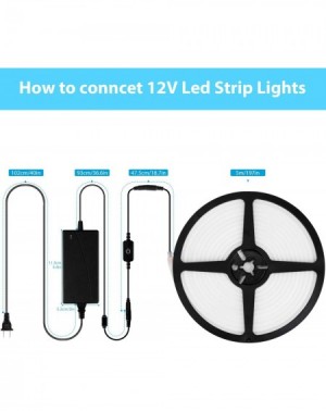 Rope Lights LED Strip Lights Ice Blue- Neon Rope Lights Outdoor Flexible Neon Light Rope IP65 Waterproof Silicone 12V LED Lig...