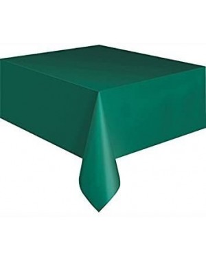 Tablecovers PACK OF 12 Disposable Plastic Tablecloths- 54 x 108 (GREEN) by Party! - CE11Q9GBMIF $12.28