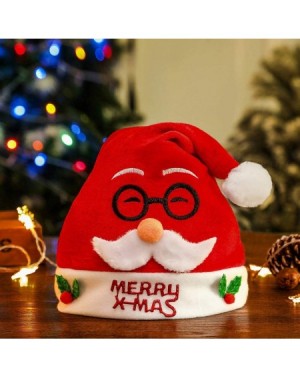 Hats 4 Pack Christmas Hat for Childrens and Adults- Funny Hat Novelty Santa Hat Crazy Hats Santa Pants Hat Red - CL19CM60KII ...