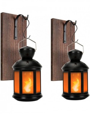 Candleholders Vintage Decorative Lanterns Battery Powered LED- with 6 Hours Timer-Indoor/Outdoor-Small Lanterns Decor for Chr...