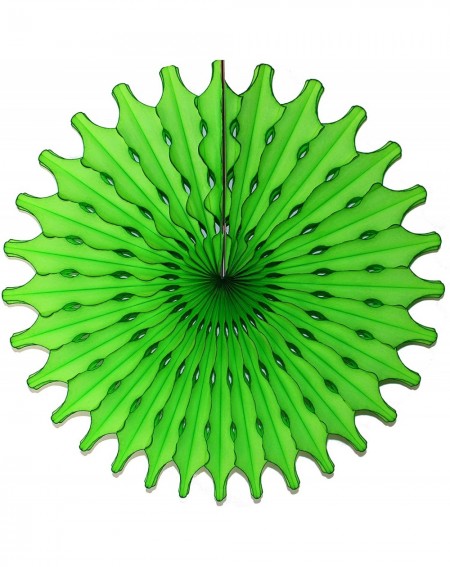 Streamers Set of 3 Honeycomb Tissue Fans- Lime (13-21 Inch) - CI12EWGGYWR $11.92