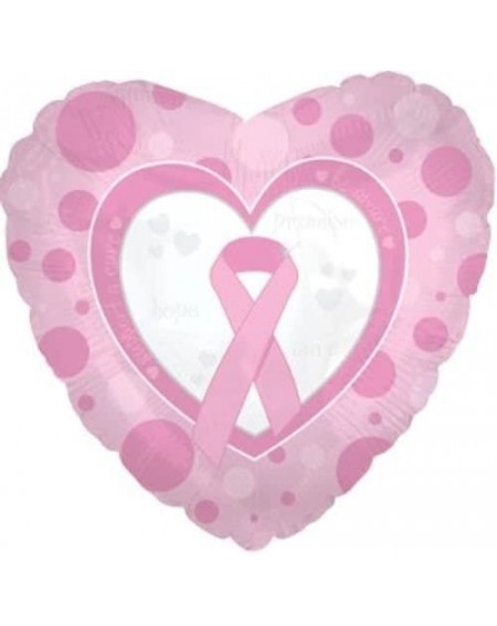 Balloons 7 pc Breast Cancer Awareness Balloon Bouquet Event Decoration Pink Ribbon - C812MSCKIQP $11.72