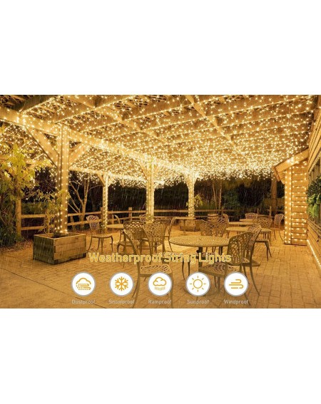 Outdoor String Lights 72Ft 200LEDs 8 Modes Solar String Lights- IP65 Waterproof Starry Fairy Lights for Indoor Outdoor Christ...