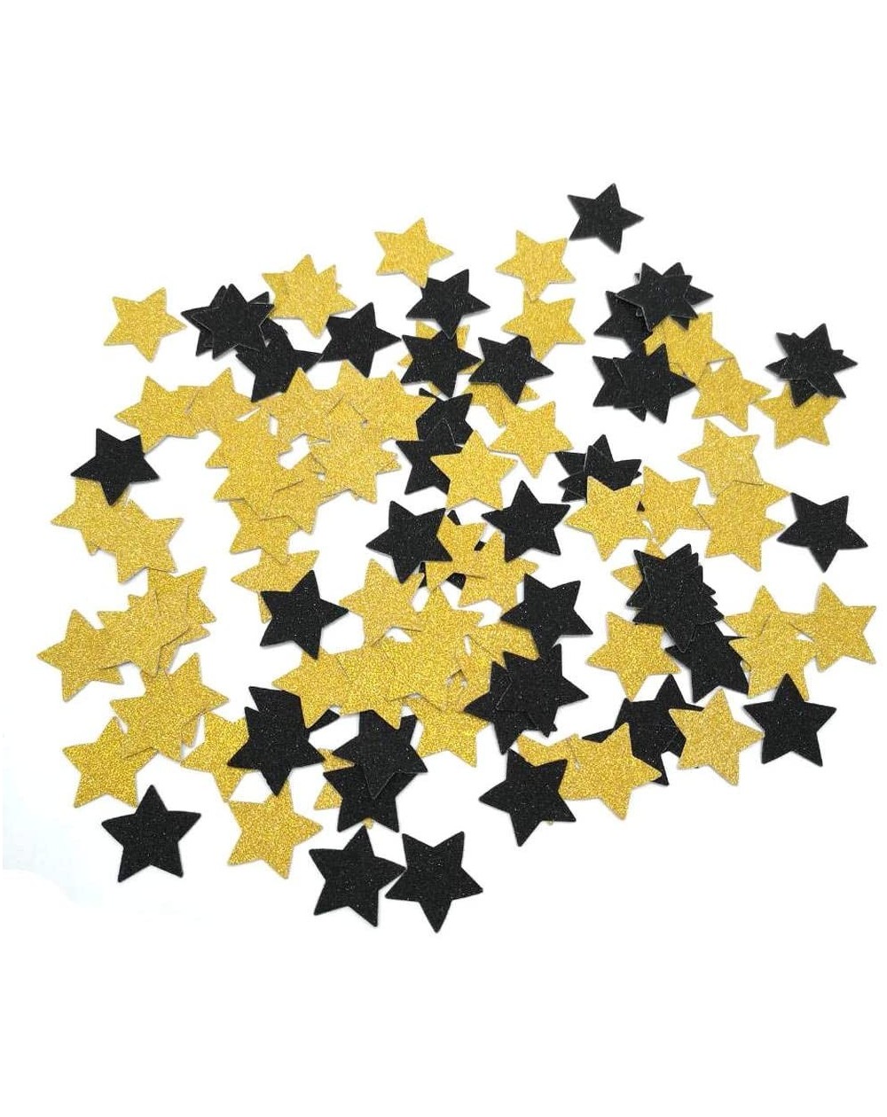 Confetti Twinkle Twinkle Little Star Black Gold Glitter Confetti 1.2" First Birthday Baby Shower Party Decorations Baby Boy S...