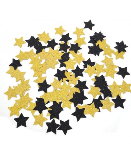 Confetti Twinkle Twinkle Little Star Black Gold Glitter Confetti 1.2" First Birthday Baby Shower Party Decorations Baby Boy S...