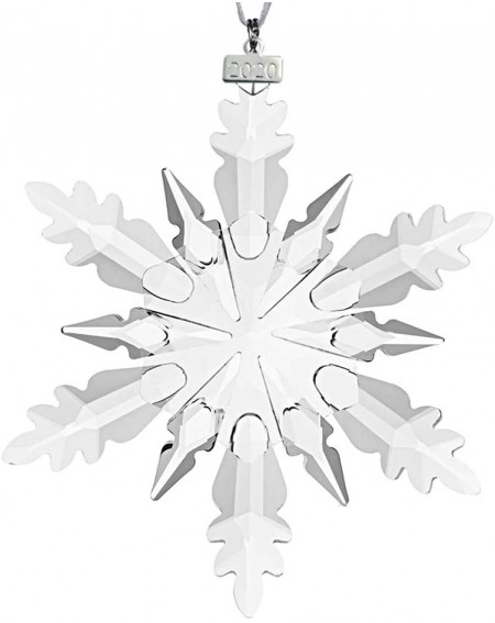 Ornaments Ice Angel Christmas Ornament- Crystal Snowflake Annual Winter Star Pendant (Clear) - Clear - CR19330U4CU $85.95