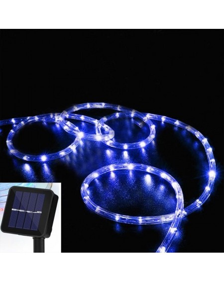 Outdoor String Lights Solar Rope Lights- 39ft/12M 100LED Waterproof Copper Tube Wire String Lights for Garden-Yard- Path- Fen...