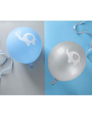 Balloons Blue Elephant Latex Balloons- 12 Inch (16pcs) Grey Boy Baby Shower or Birthday Party Decorations Supplies - CZ18E46L...