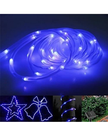 Outdoor String Lights Solar Rope Lights- 39ft/12M 100LED Waterproof Copper Tube Wire String Lights for Garden-Yard- Path- Fen...