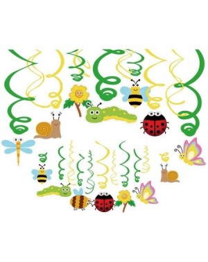 Banners 30Ct Spring Summer Insects Hanging Swirl Decorations-Spring Summer Insects Themed Birthday Party-Spring Summer Insect...