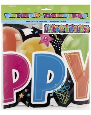 Banners & Garlands Jointed HAPPY BIRTHDAY Banner- 4.5 Ft- 1ct- Multicolor - CB1167II94Z $6.22