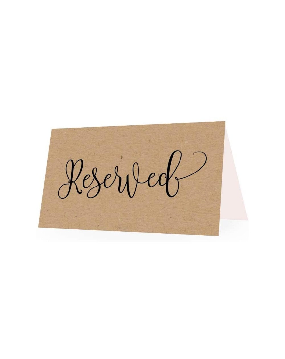Place Cards & Place Card Holders 25 Rustic VIP Reserved Sign Tent Place Cards For Table at Restaurant- Wedding Reception- Chu...