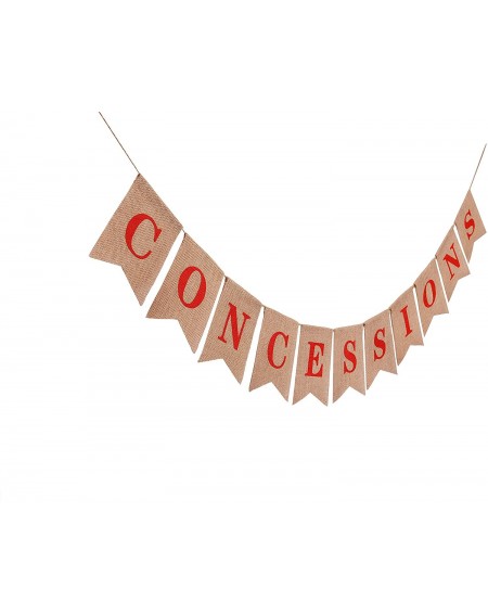 Photobooth Props Carnival Concessions Banner for Kids Boys Girls Adults-Sports Theme Party Decorations and Supplies-Rustic Fi...