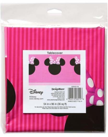 Party Packs Minnie Mouse Party Supplies Tableware Bundle Pack for 16 Guests - Includes 16 Dinner Plates- 16 Dessert Plates- 1...