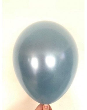 Balloons Slate Blue Balloons Gold White Balloons Baby Shower Wedding Party - CZ195ZSYKWO $18.45