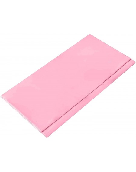 Tablecovers 6-Pack Pink Plastic Tablecloth - Plastic Table Cover - Disposable Tablecloths 54" x 108" Table Cloth 100% Recycla...
