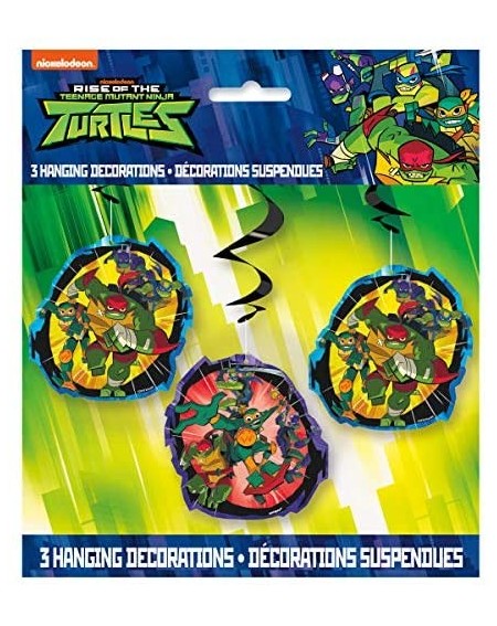 Party Packs TMNT Teenage Mutant Ninja Turtles Birthday Party Decoration Set includes Happy Birthday Banner- Hanging Swirl Dec...