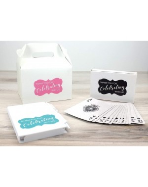 Favors Thank You for Celebrating with US - 2.244" x 1.299" - 36 Decorative Stickers - Thank You Labels - Wedding Thank You St...