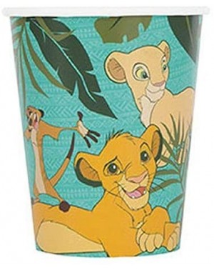 Party Tableware Lion King Party Supplies 9oz Paper Cup for 16 - CQ18WE465RH $10.34