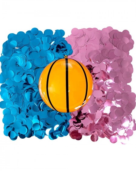 Party Favors Gender Reveal Basketball - Blue and Pink Confetti Kit - Gender Reveal Party Supplies - Ultimate Party Supplies -...