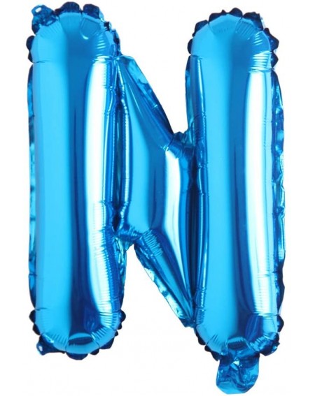 Balloons 16" inch Single Blue Alphabet Letter Number Balloons Aluminum Hanging Foil Film Balloon Wedding Birthday Party Decor...