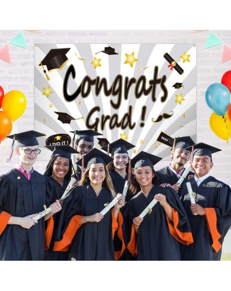 Banners & Garlands Large Graduation Party Banner- for 2020 Graduation Sign Party Decor Graduation Decorations Indoor or Outdo...