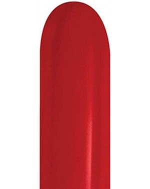 Balloons 260B Solid Latex Balloons - Crystal Red (50/Pack) - Crystal Red - C318K5YGTAY $19.97
