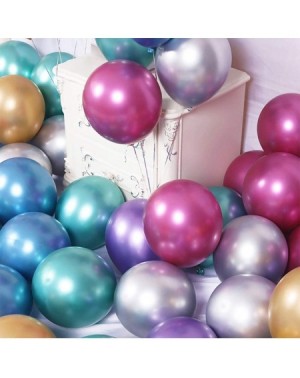Balloons Metallic Balloons Multicolor - Party Balloons 100 Pcs 12inch Latex Chrome Balloons for Birthday Wedding Baby Shower ...