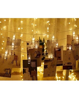 Indoor String Lights Led Photo Clip Remote String Lights- 30 LEDs Battery Operated Fairy Twinkle String Lights- Wedding Party...