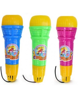Noisemakers 5PCS Microphone Kids Themed Birthday Party Favors Supply Kids Stage Performance Random Color (No Battery Needed) ...