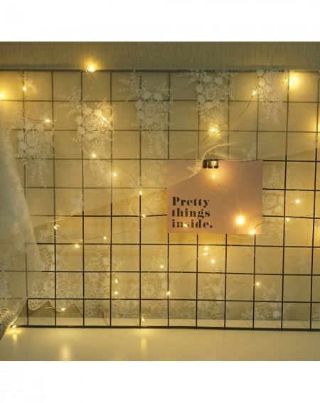 Indoor String Lights Fairy String Lights- 15 Pack 6.6ft 20 Micro Starry LED String Lights Battery Powered Waterproof Silver W...