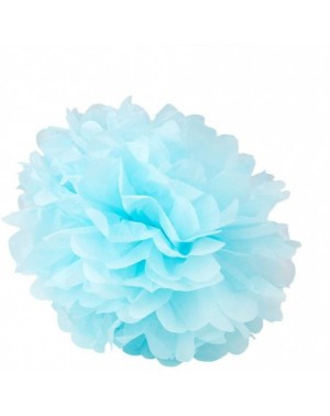 Tissue Pom Poms Set of 10 - Powder Blue 12" - (10 Pack) Tissue Pom Poms Flower Party Decorations for Weddings- Birthday- Brid...