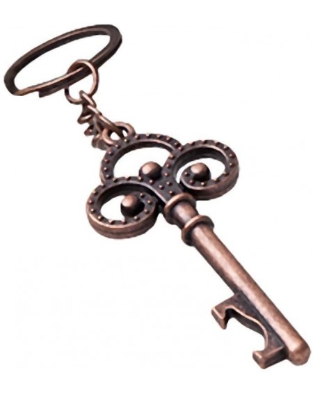 Favors Fashion Craft 4778 Vintage Skeleton Themed Key Chain- Brown - CO11JB0YSKZ $16.44