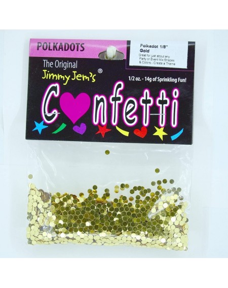 Confetti Confetti Circle 1/8" Gold - Retail Pack 9926 QS0 - CT18CHWOC2S $15.82