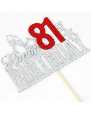Cake & Cupcake Toppers Happy 81st Birthday Cake Topper - Eighty one-year-old Cake Topper- 81st Birthday Cake Decoration- 81st...