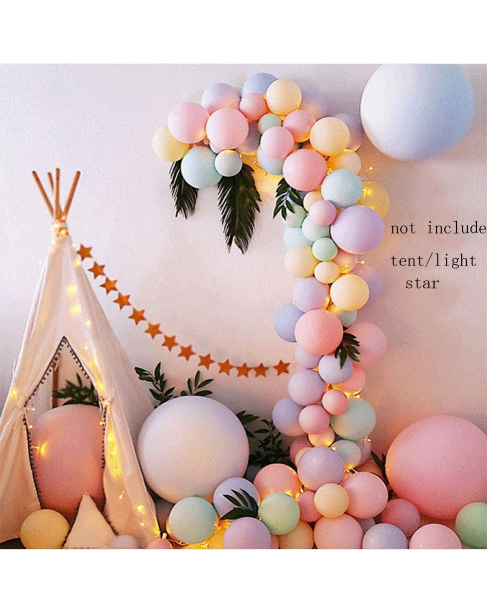 Balloons DIY Candy Color Balloon Garland Kit Balloon Arch Kit Warm Color Latex Balloon for Girls Birthday- Wedding- Graduatio...