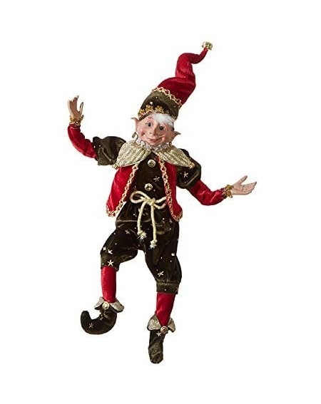 Ornaments 16" Red and Green Star Posable Elf Christmas Figure 3902268 - CI18TQGMSXR $67.69