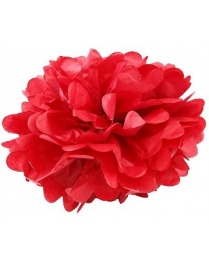 Tissue Pom Poms Set of 10 - RED 12" - (10 Pack) Tissue Pom Poms Flower Party Decorations for Weddings- Birthday- Bridal- Baby...
