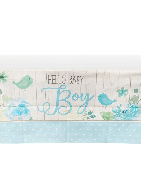 Tablecovers Boy Baby Shower Table Covers (54 x 108 in.- Blue- Pack of 3) - CO18U9ZELNR $8.58