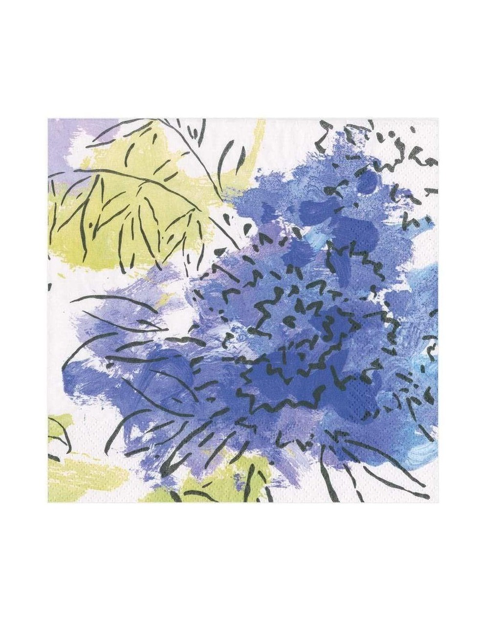 Party Tableware Abstract Floral Paper Luncheon Napkins- 20 Per Package - CC188ALX67O $12.40