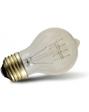 Outdoor String Lights A19 Clear Traditional Vintage Filament Edison Light Bulb- E26 Medium Base- 40 Watt- 15 Pack - CN12CEYLX...