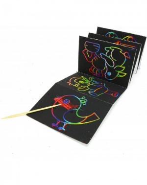 Party Favors Scratch Art - Color and Scratch Cards Party Favors with Stylus - 20 Pieces - C018EM0WCI0 $9.60