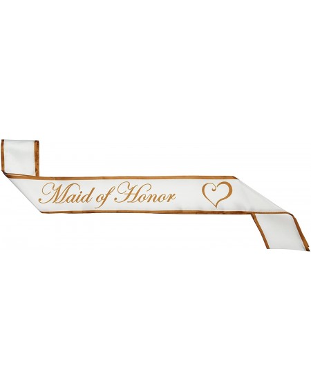 Favors Maid Of Honor Satin Sash Party Accessory (1 count) (1/Pkg) - CC1184ZMOYF $16.67