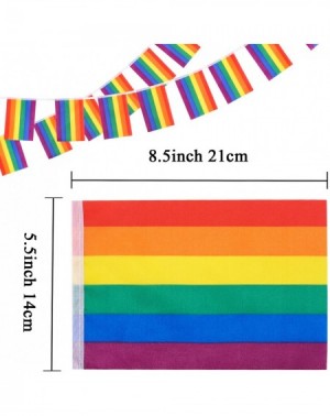 Banners & Garlands 38 Flags Gay Pride Banner- Rainbow String Bunting Indoor/Outdoor for LGBT Festival Party Celebration Decor...