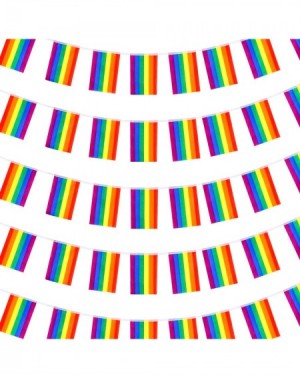 Banners & Garlands 38 Flags Gay Pride Banner- Rainbow String Bunting Indoor/Outdoor for LGBT Festival Party Celebration Decor...