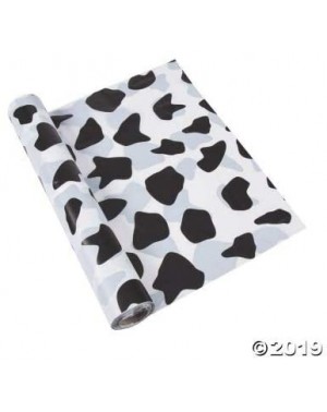 Tablecovers Cow Print Plastic Tablecloth Roll - 100 feet Long - Farm Party Supplies - CP194NZX9EA $31.58
