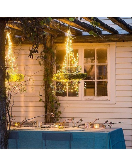 Outdoor String Lights Waterproof Solar String Lights-200 LED Copper Wire Lights-Outdoor/Indoor Solar Decoration Lights for Ga...