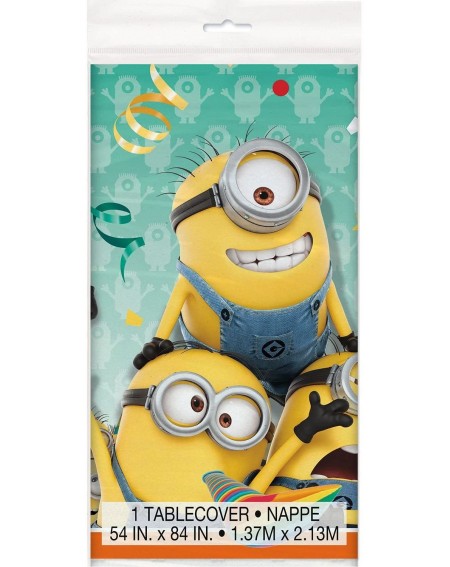 Tablecovers Despicable Me Plastic Table Cover (Each) - Party Supplies - CI11T9MOGDJ $18.72