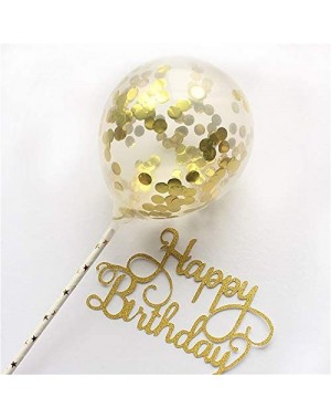 Balloons 10Pcs 5 Inches Mini Clear Confetti Balloon Latex Confetti Ballons with Ribbon Wedding Cake Topper Birthday Balloons ...